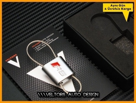 Audi RS Logo Amblem Özel Krom RS Anahtarlık