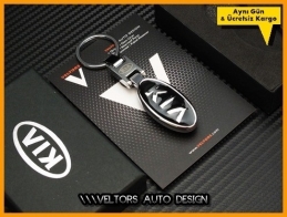 Kia Logo Amblem Özel Krom Anahtarlık