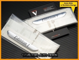 Mercedes Edition AMG Yan Logo Amblem Seti