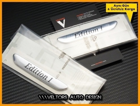 Mercedes Edition AMG Yan Logo Amblem Seti