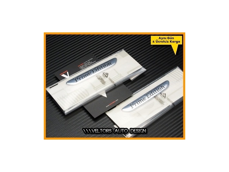 Mercedes Prime Edition Yan Logo Amblem Seti