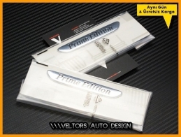 Mercedes Prime Edition Yan Logo Amblem Seti