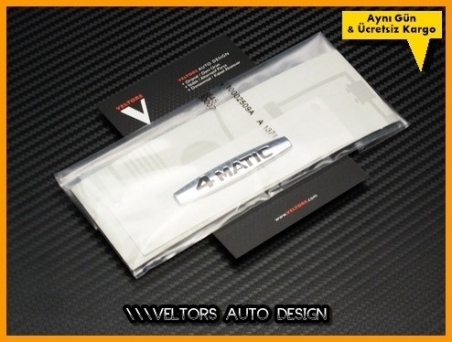 Mercedes Orjinal 4 Matic Kokpit Torpido Logo Amblem