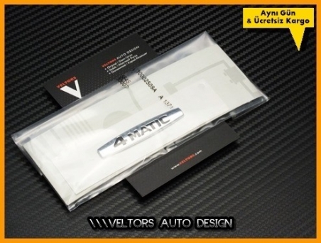 Mercedes Orjinal 4 Matic Kokpit Torpido Logo Amblem