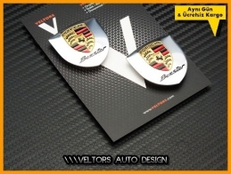 Porsche Boxster Araç Logo Amblem Seti