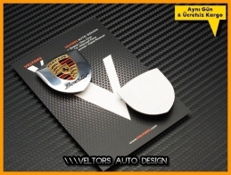 Porsche Boxster Araç Logo Amblem Seti