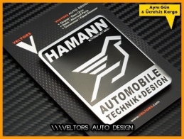 BMW Hamann Araç Plaket Logo Amblem BMW Hamann Araç Plaket Logo Amblem