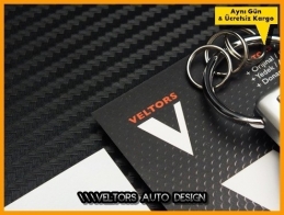 VW R Line R Logo Amblem Özel Deri Anahtarlık