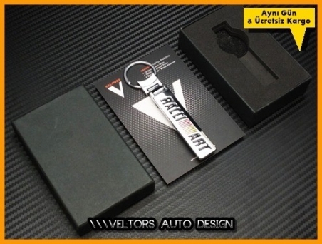 Mitsubishi Özel Krom Ralli Art Logo Amblem Anahtarlık