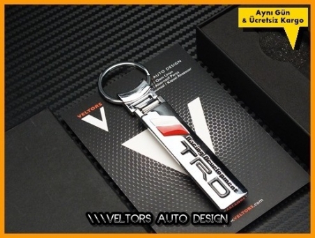 Toyota TRD Racing Logo Amblem Özel Krom Anahtarlık