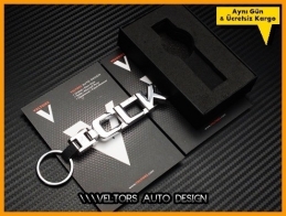 Mercedes CLK Class Serisi Logo Amblem Özel Krom CLK Anahtarlık