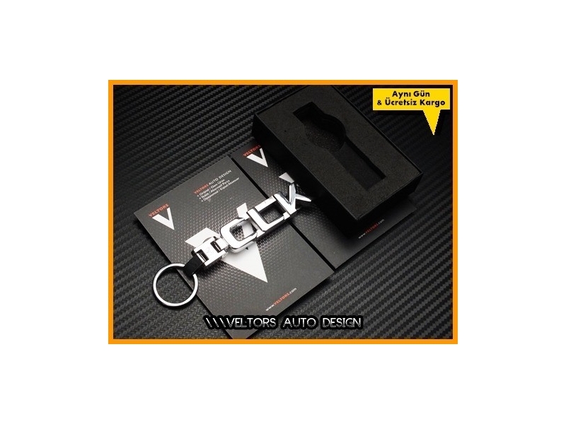 Mercedes CLK Class Serisi Logo Amblem Özel Krom CLK Anahtarlık Mercedes CLK Class Serisi Logo Amblem Özel Krom CLK Anahtarlık
