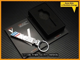 BMW 5 Serisi M Logo Amblem Özel Krom M5 Anahtarlık