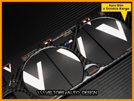 BMW E46 M Carbon Gösterge Kadran Halka Bezel Panel Çerçevesi