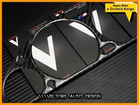 BMW E46 M Carbon Gösterge Kadran Halka Bezel Panel Çerçevesi