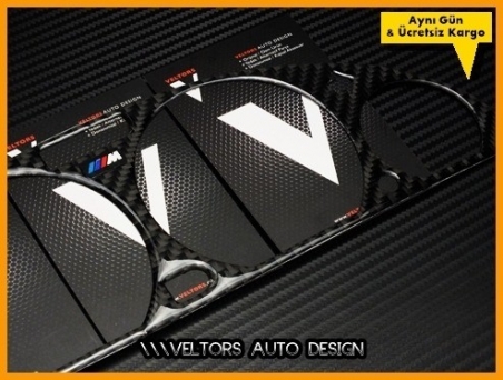 BMW E46 M Carbon Gösterge Kadran Halka Bezel Panel Çerçevesi