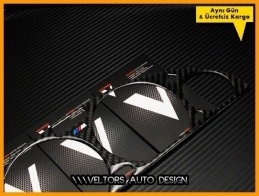 BMW E46 M Carbon Gösterge Kadran Halka Bezel Panel Çerçevesi