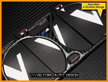 BMW E46 M Carbon Gösterge Kadran Halka Bezel Panel Çerçevesi