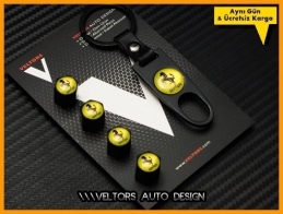 Ferrari Logo Amblem Anahtarlık Sibop Kapak Seti Ferrari Logo Amblem Anahtarlık Sibop Kapak Seti