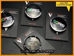 Skoda VRS Logo Amblem Jant Göbeği Göbek Kapak Seti