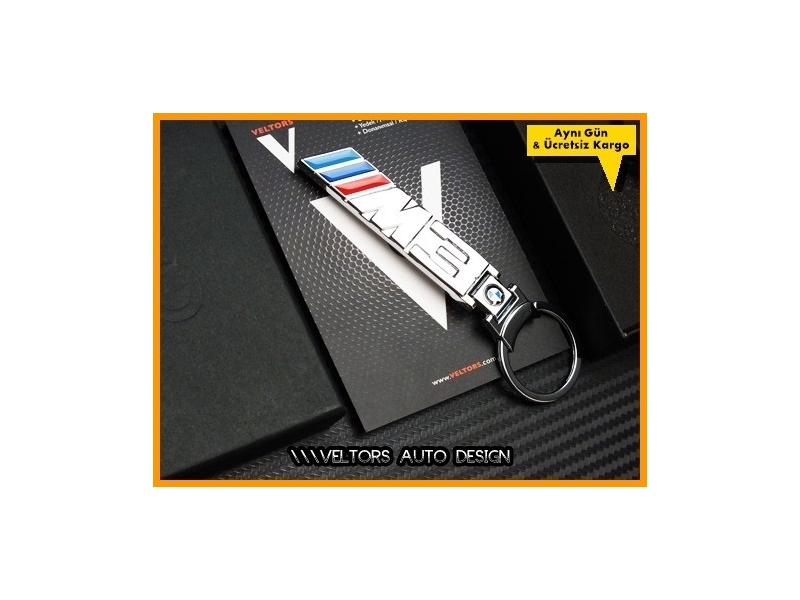 BMW 3 Serisi M Logo Amblem Özel Krom M3 Anahtarlık BMW 3 Serisi M Logo Amblem Özel Krom M3 Anahtarlık