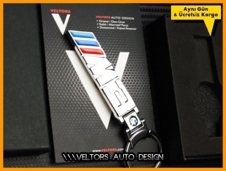 BMW 3 Serisi M Logo Amblem Özel Krom M3 Anahtarlık