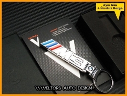 BMW 3 Serisi M Logo Amblem Özel Krom M3 Anahtarlık BMW 3 Serisi M Logo Amblem Özel Krom M3 Anahtarlık