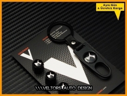Citroen DS Logo Amblem Anahtarlık Sibop Kapak Seti