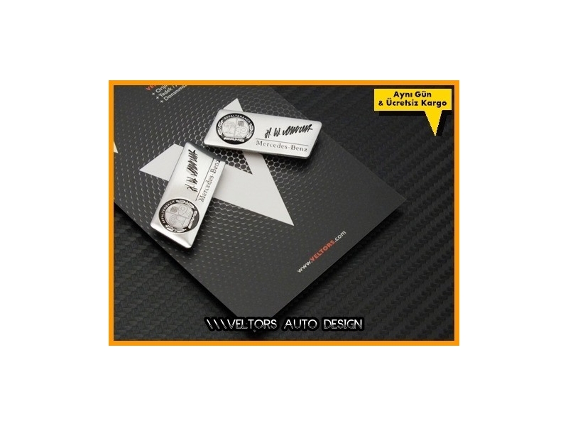 Mercedes AMG Koltuk Döşeme Logo Amblem Seti