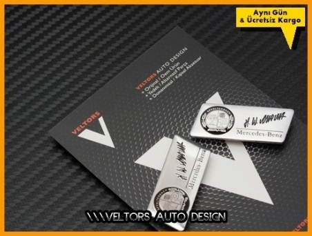 Mercedes AMG Koltuk Döşeme Logo Amblem Seti