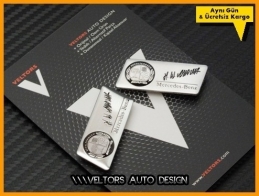 Mercedes AMG Koltuk Döşeme Logo Amblem Seti