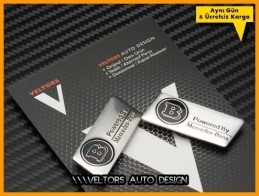 Mercedes Brabus Koltuk Döşeme Logo Amblem Seti