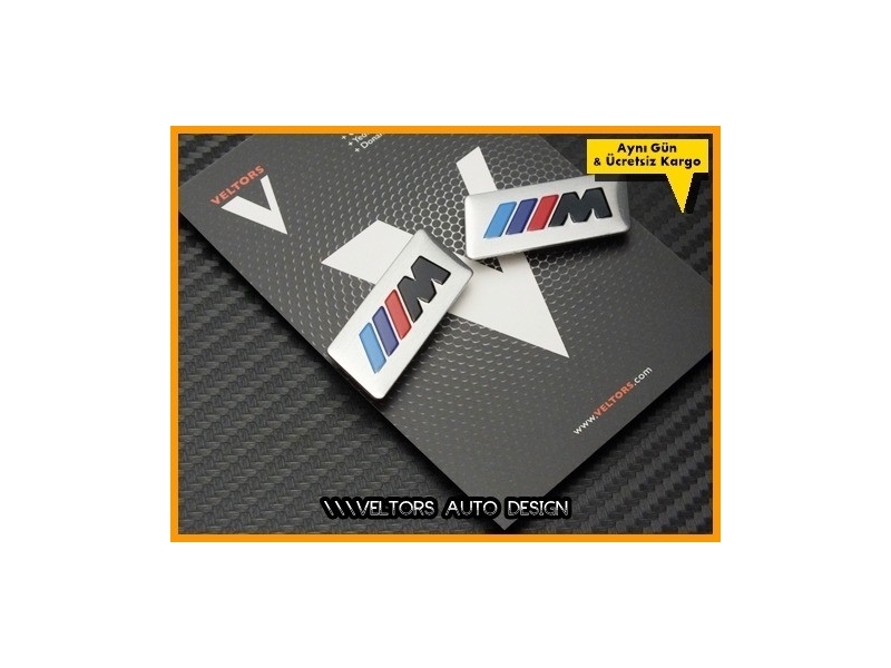 BMW M Koltuk Döşeme Logo Amblem Seti
