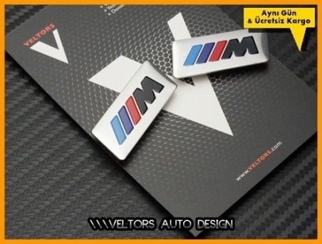 BMW M Koltuk Döşeme Logo Amblem Seti