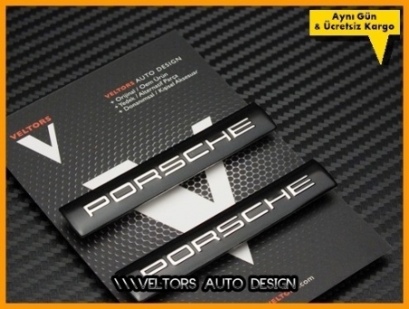 Porsche Koltuk Döşeme Logo Amblem Seti