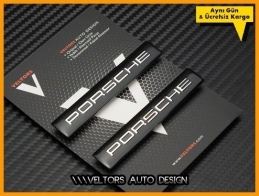 Porsche Koltuk Döşeme Logo Amblem Seti