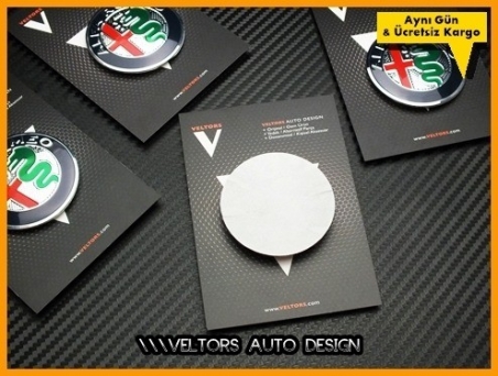 Alfa Romeo Jant Göbeği Göbek Kapak Logo Amblem Seti