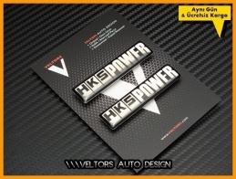 Honda HKS POWER Body Logo Amblem Seti