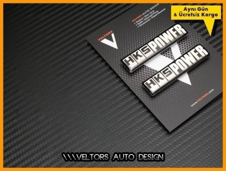 Honda HKS POWER Body Logo Amblem Seti