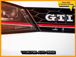 VW Gti Ön Izgara Logo Amblem
