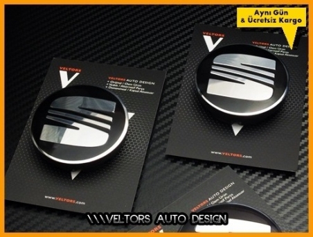 Seat Logo Amblem Jant Göbeği Göbek Kapak Seti