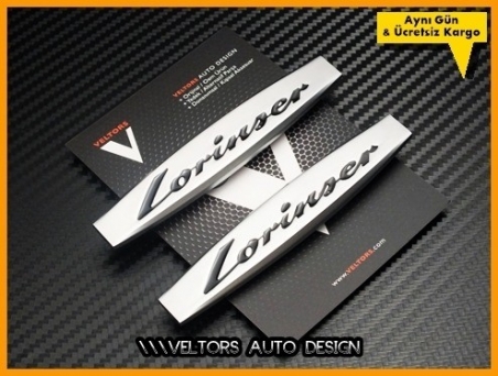 Mercedes Lorinser Yan Logo Amblem Seti