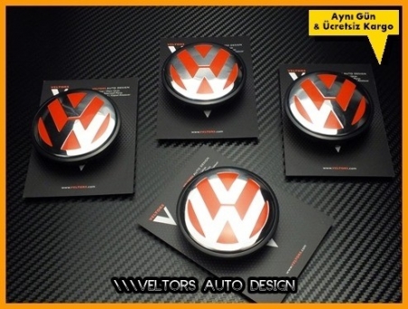 VW Logo Amblem Jant Göbeği Göbek Kapak Seti