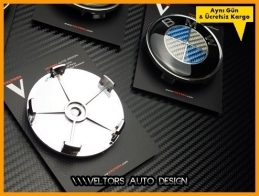 BMW Carbon Logo Amblem Jant Göbeği Göbek Kapak Seti