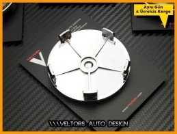 BMW Carbon Logo Amblem Jant Göbeği Göbek Kapak Seti