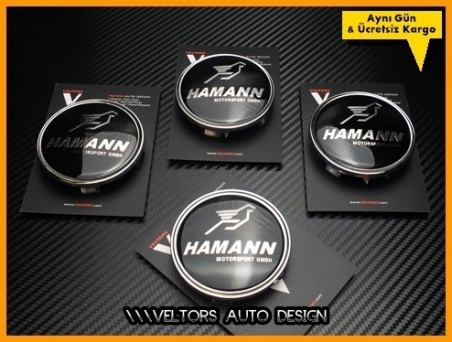 BMW Hamann Logo Amblem Jant Göbeği Göbek Kapak Seti