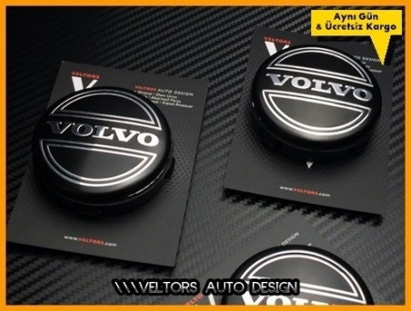 Volvo Logo Amblem Orjinal Jant Göbeği Göbek Kapak Seti