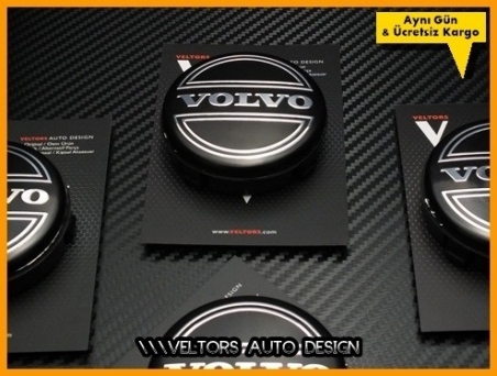 Volvo Logo Amblem Orjinal Jant Göbeği Göbek Kapak Seti