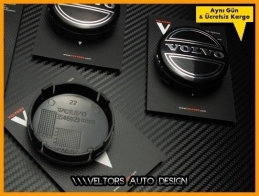 Volvo Logo Amblem Orjinal Jant Göbeği Göbek Kapak Seti