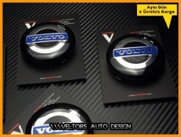 Volvo Logo Amblem Jant Göbeği Göbek Kapak Seti